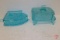 Glass iron and stove butter/candy dishes