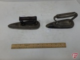Sleeve irons, Sensible No 5 and one other, maker unknown, both