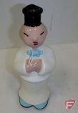 Asian porcelain sprinkler, hand painted