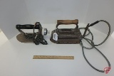 L Behrstock Company Gross Star electric iron, Model 14914, and