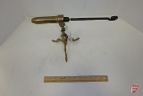 Brass Goffering iron with slug, 2 piece