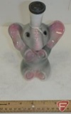 Porcelain elephant sprinkler bottle