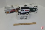 Toy die cast replicas, First Gear 1952 GMC Maytag Dry Goods Van, 1:34 scale, in box,