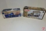 Toy die cast replicas, First Gear Maytag 1949 International KB-8 and AMP Automatic washer,