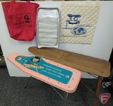Child wood ironing board, The Little Darling, from Saginaw Manufacturing Company,
