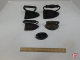 Irons, Enterprise Mfg Co polisher No115, Geneva 21/2, Downs & Co No 5, Bilrao Rolueta No 4,