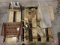 Belarus parts, contents of pallet levers , controls, metal step radiator