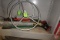 Limb cutter, chicken wire, garden hose attachments, measuring wheels