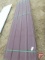 Burgandy (20) 12' G60 steel siding, total: 240ft, valued at $523