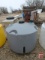 Poly liquid storage tank, approx. 100 gallons