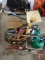 Post pounder, yard sprayers, Ortho spreader, extension cords, jumper cables, yard tools and more