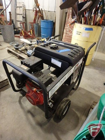 North Star 5500 PPG gas powered generator, 9HP Honda engine