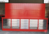 New 10FT 20 Drawer Heavy Duty Metal Work Bench with hanging peg board