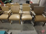 (8) Metal-Lux padded chairs
