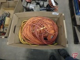 Box of extension cords (5)