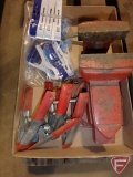 Milwaukee bench vise. Model 807 and clamps