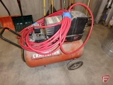 Craftsman single cylinder 5HP 20 gallon portable air compressor and hose