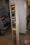 (6) Jungclaus Implement advertising lighted sign panels