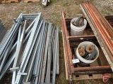 Metal scaffolding: (8) 61