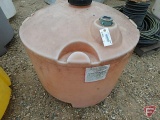 Poly liquid storage tank, approx. 100 gallons