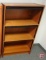 3 shelf drop front cabinet and (2) filing cabinets on rollers