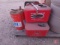 (3) metal boat fuel tanks and SnoBil metal gas/oil mixture can