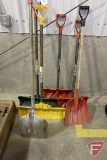 (6) Snow and scoop shovels