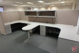 Double sided 3 office cubical 149inx197inx64.5in