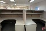 Single sided L shaped cubical 76inx197inx64.5in