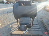 Custom double lines wood barrel stove w/fan and auto dampener