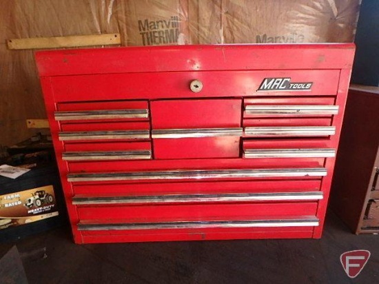 Mac Tools 10 drawer tool chest 6X15X19