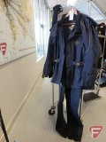 Harley Davidson Motor Cycle rain suit jacket and pants set, size: L; and Harley Davidson long