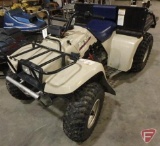 2WD Yamaha Pro Hauler ATV, 899.9 miles showing, 4ft wide, front and rear rack, brush guard,