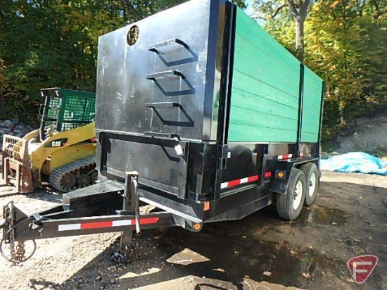 2007 Felling Tandem Axle Trailer with Sides, VIN # 5FTDE142371027711
