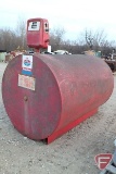 500 gallon fuel tank with William M Wilson's Sons meter