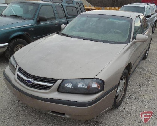 2003 Chevrolet Impala Passenger Car, VIN # 2g1wf55k939237296