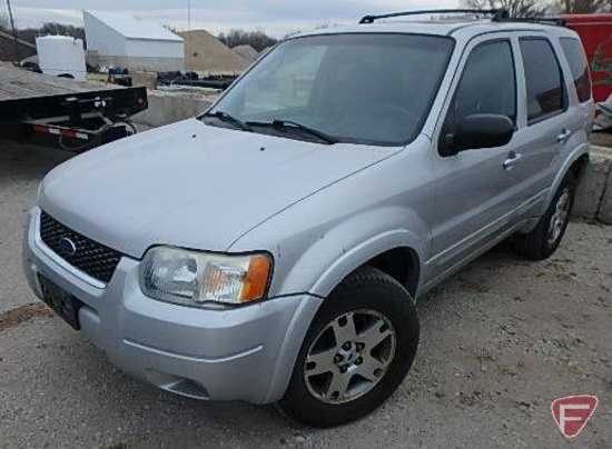 2004 Ford Escape Multipurpose Vehicle (MPV), VIN # 1fmcu94104ka29691