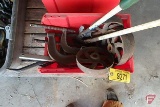 Metal wheels, c-clamps, pry bars, conduit bender, Greenlee wire cutter