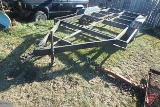 Homemade/shop made tandem axle trailer, 6ftx14ft bed, 10in extensions on each side