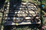 Crosby 10ft cable slings, 5/8in steel rope