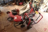 Push lawn mower, Briggs & Stratton motors, pressure washer for parts