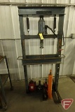 Hydraulic shop press, with bottle jacks
