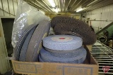 Grinding wheels, wire wheels, sanding discs