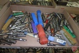 End mills, ball end mills, and roughing end mills