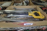 Open and box end wrenches, plastic grabber