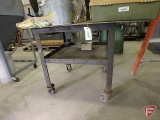 Welding work table/bench on casters