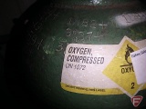 Oxygen and acetylene tanks