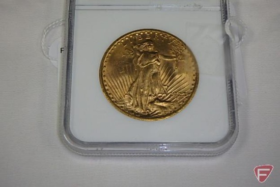 1923 20dollar gold coin St Gaudens, NGC certified MS63 with exceptional eye appeal