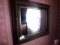Vintage wall mirror with beveled glass