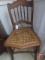 Cane seat side chair